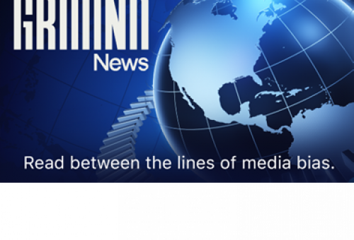 Ground News icon "Read between the lines of media bias." 
