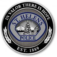 St. Helens Police Department Challenge Coin Tails