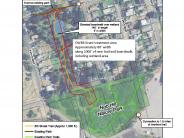 Map showing Nob Hill Nature Park trails and connection to 5th Street Trail system 