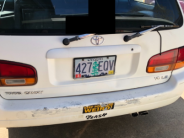 Picture of back of vehicle Fleming was last seen in