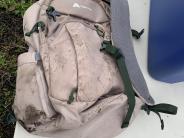 Tan Ozark Trail backpack 