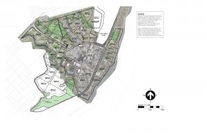 Map rendering of St. Helens Industrial Business Park parcelization 