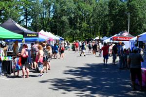 Vendor row at Citizens Day 2022