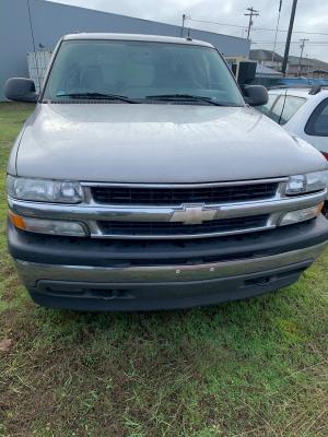 Front of Chevy Tahoe involved in St. Helens cash register theft 