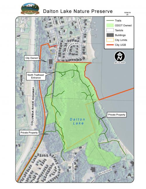 Dalton Lake Nature Preserve City of St Helens Oregon